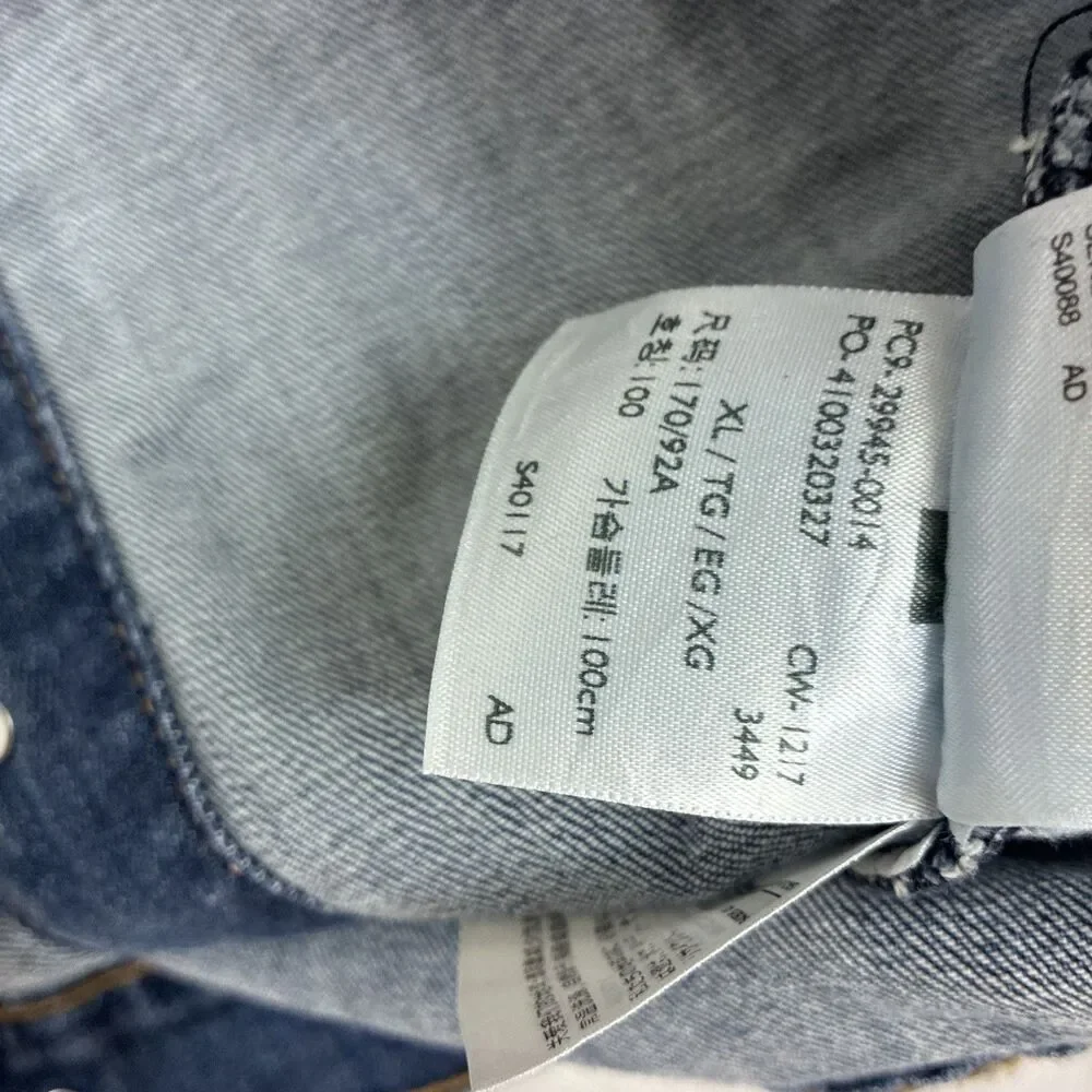 Women’s Levi Trucker  Classic Denim Jean Jacket Size XL